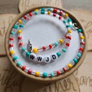 Choker Necklace Multi color 18.5 inches long